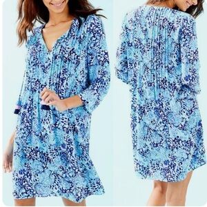 Lilly Pulitzer Marlina Tunic Dress with Poms